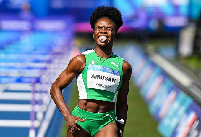 Amusan wins silver at World Athletics Ultimate Championship