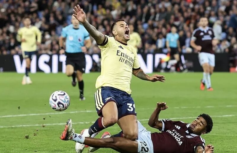 Arsenal Wrongly Denied Penalty Against Aston Villa  —Panel Reveals