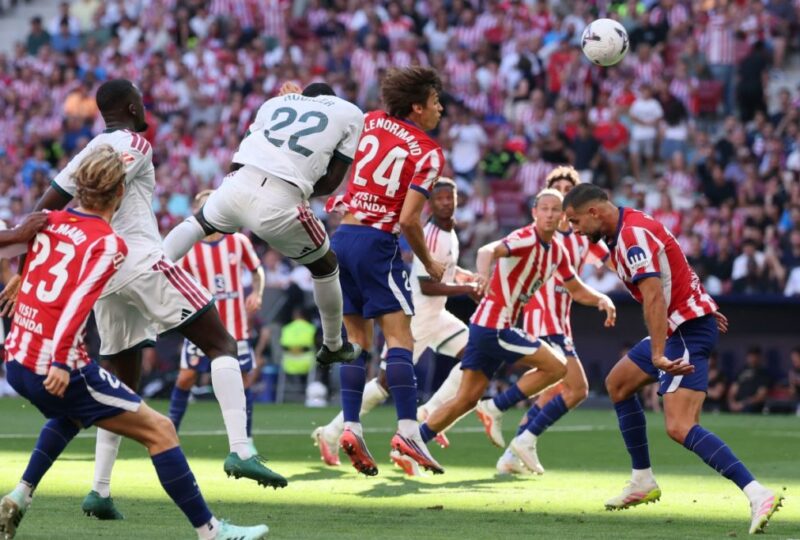 Atletico Madrid beat 10-man Real Madrid 2-1 in derby