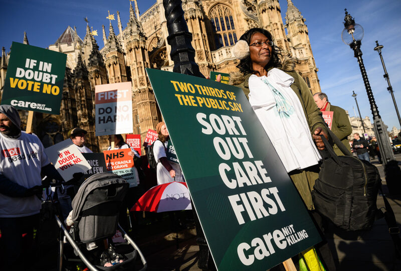 Day after Suicide Prevention Day, Britain votes to legalize it