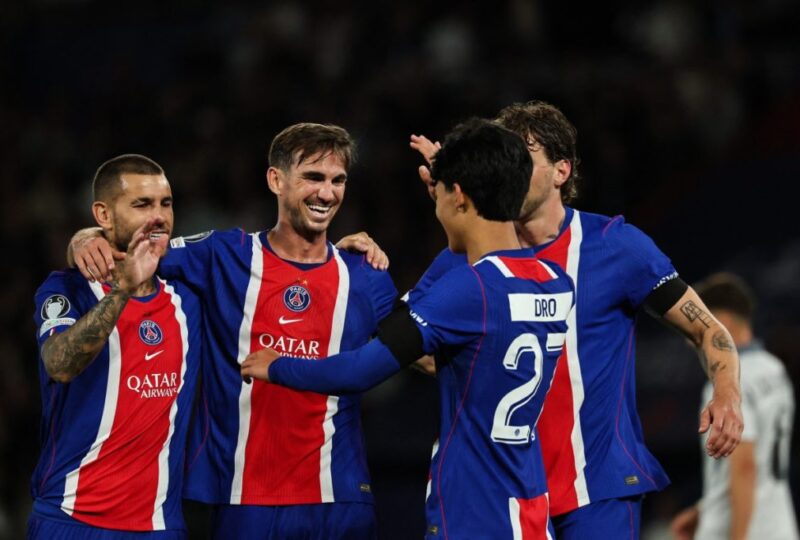 PSG begin UCL title defence with 6-1 win over Slovan Bratislava