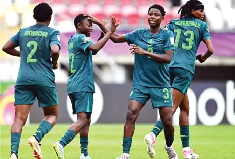 U-20 WWC: NSC Salutes Falconets On Qualification To Round Of 16