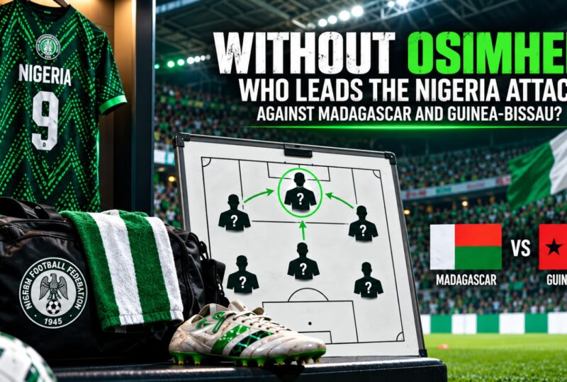 Who Replaces Osimhen? Nigeria’s Best Attack Options Against Madagascar & Guinea-Bissau